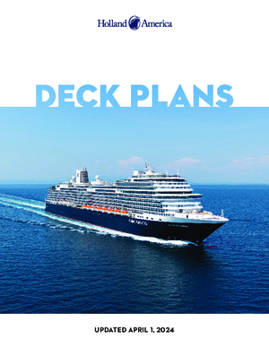 Holland America Line, Fleet Deck Plans